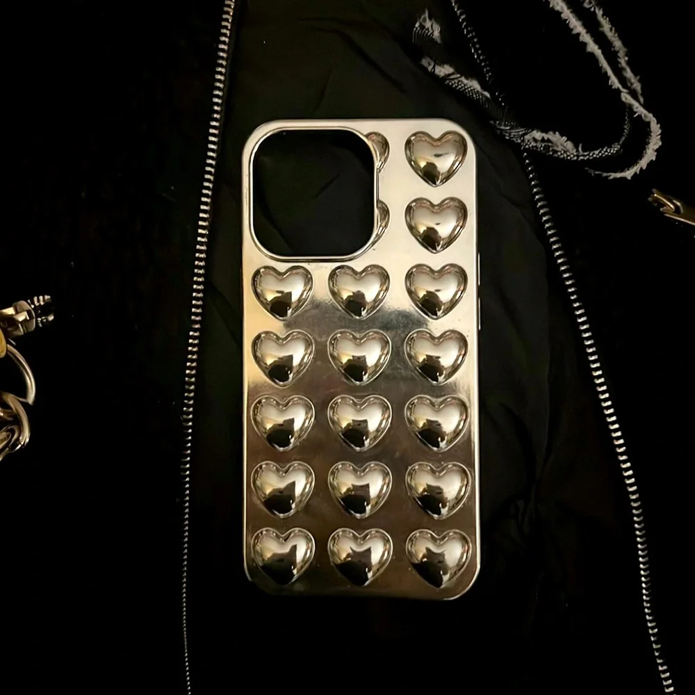 Chrome heart iphone 13pro cover
